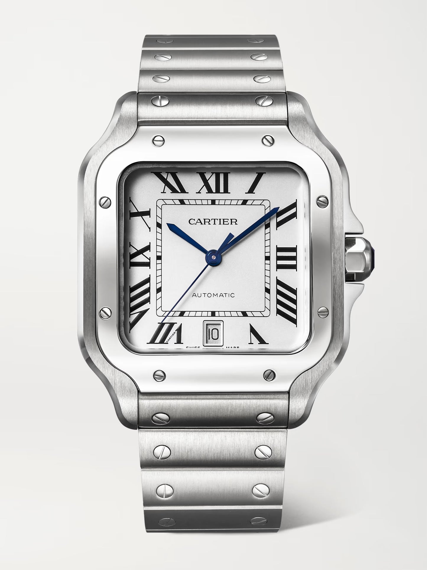 Santos de Cartier large 39.8mm stainless steel watch