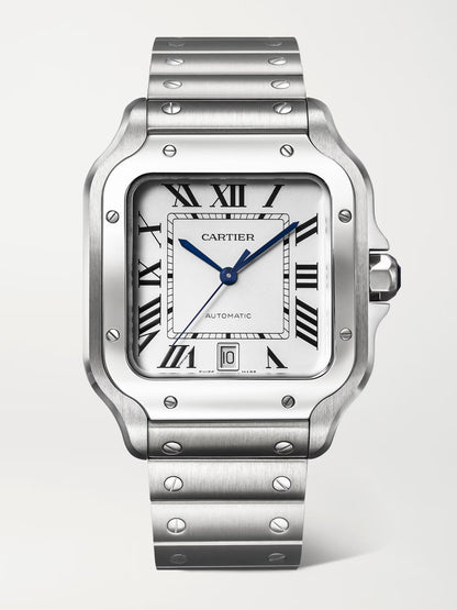 Santos de Cartier large 39.8mm stainless steel watch