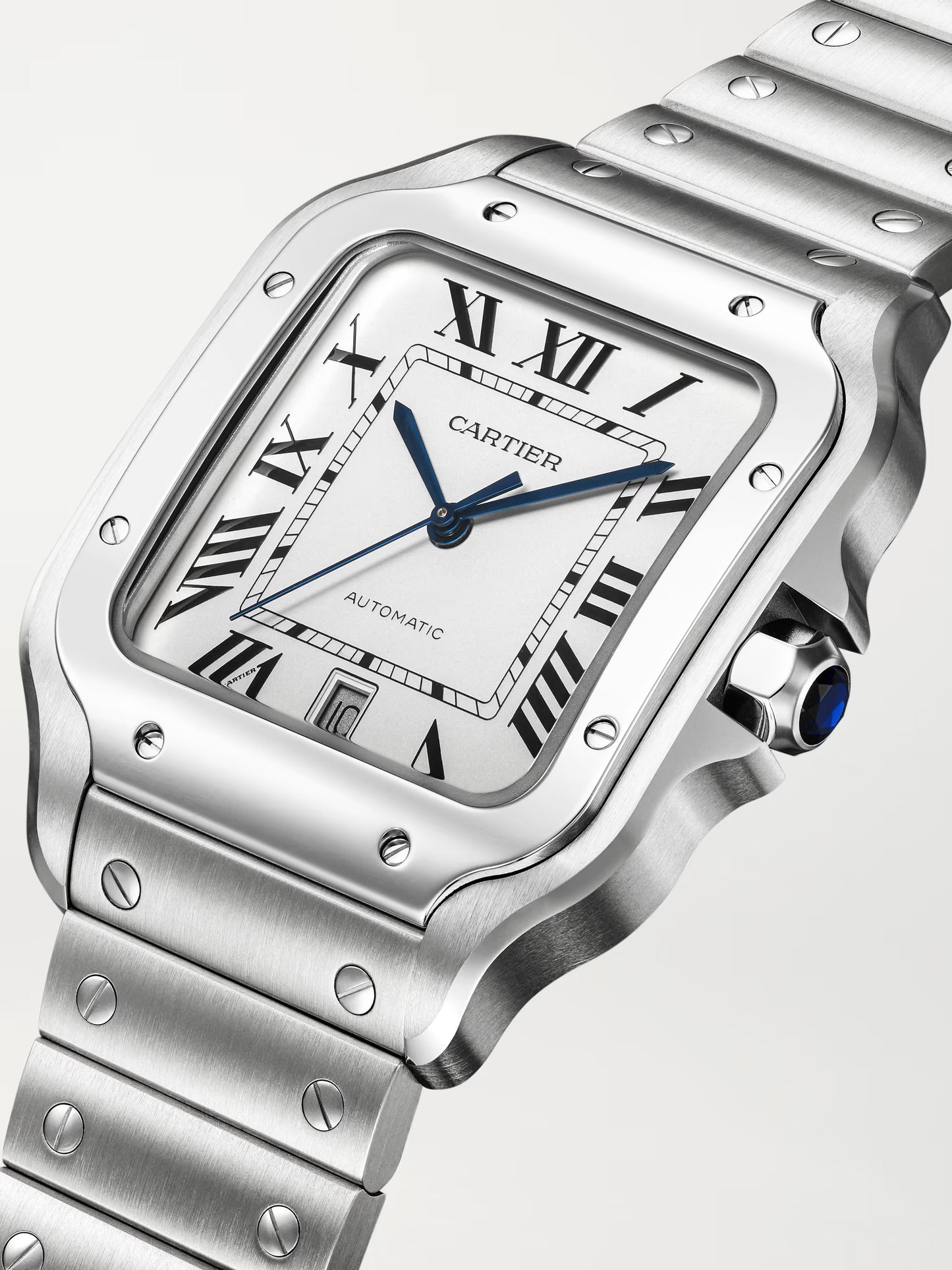 Santos de Cartier large 39.8mm stainless steel watch