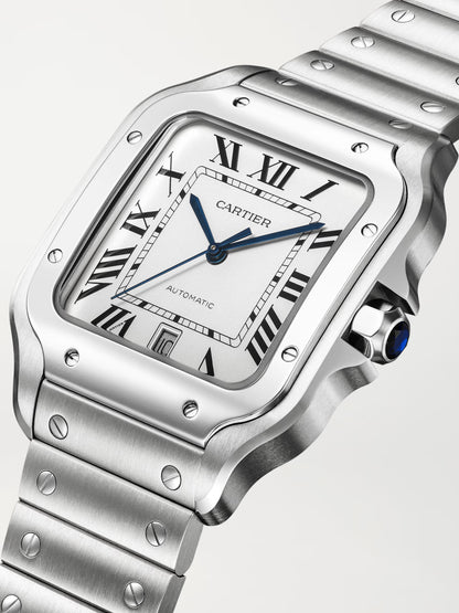 Santos de Cartier large 39.8mm stainless steel watch