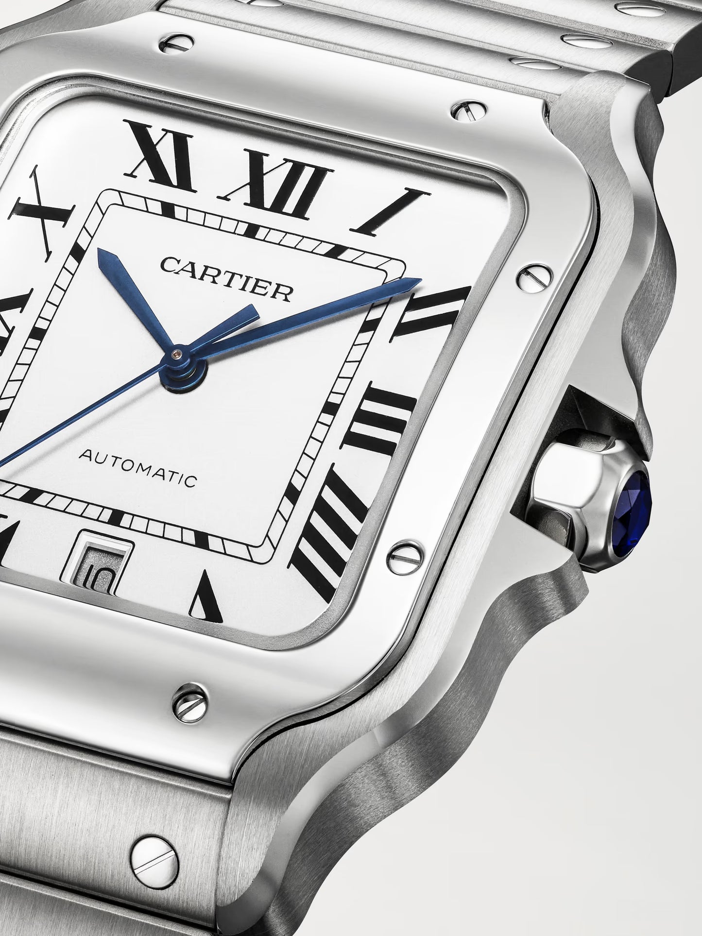 Santos de Cartier large 39.8mm stainless steel watch