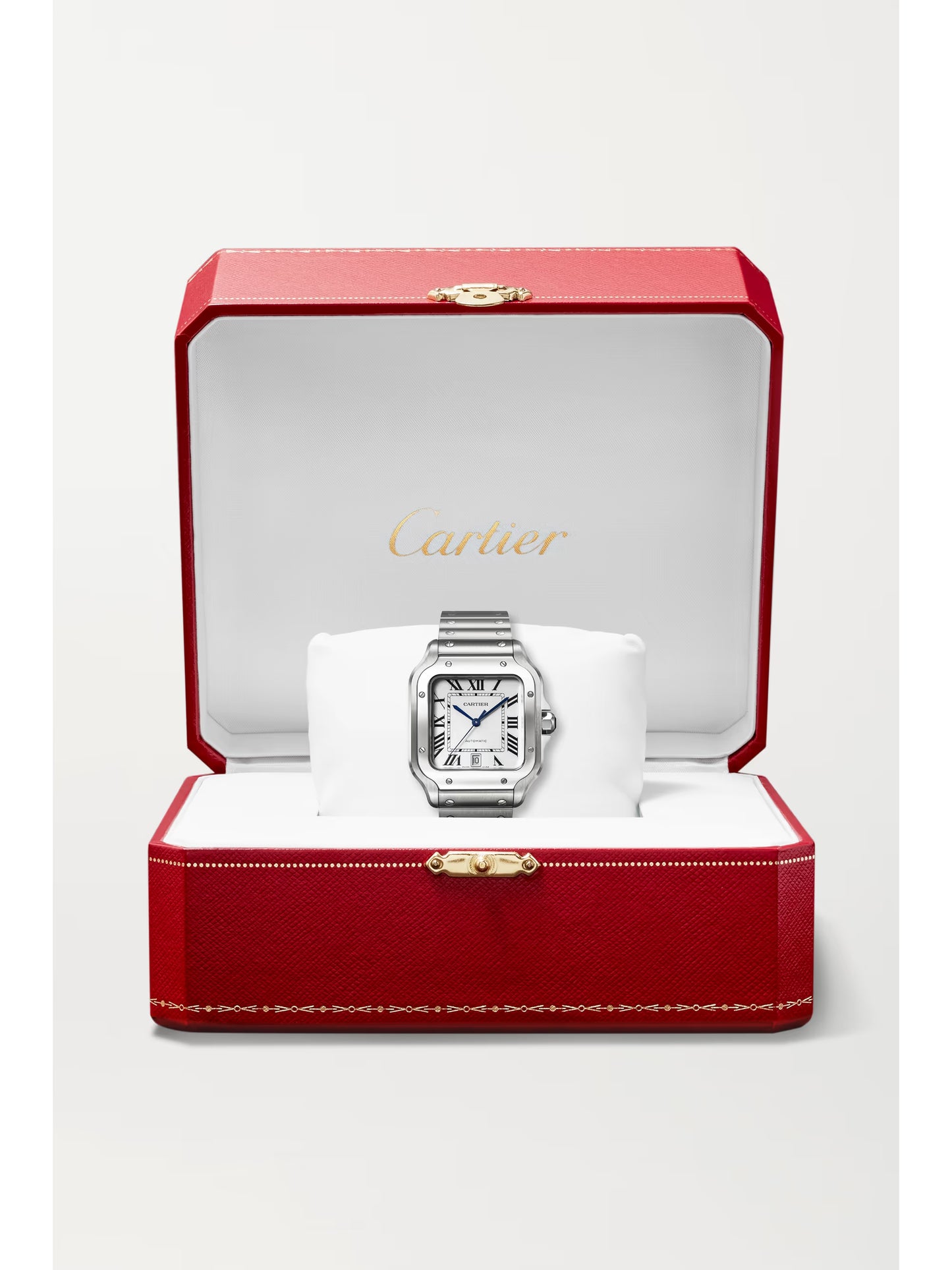 Santos de Cartier large 39.8mm stainless steel watch